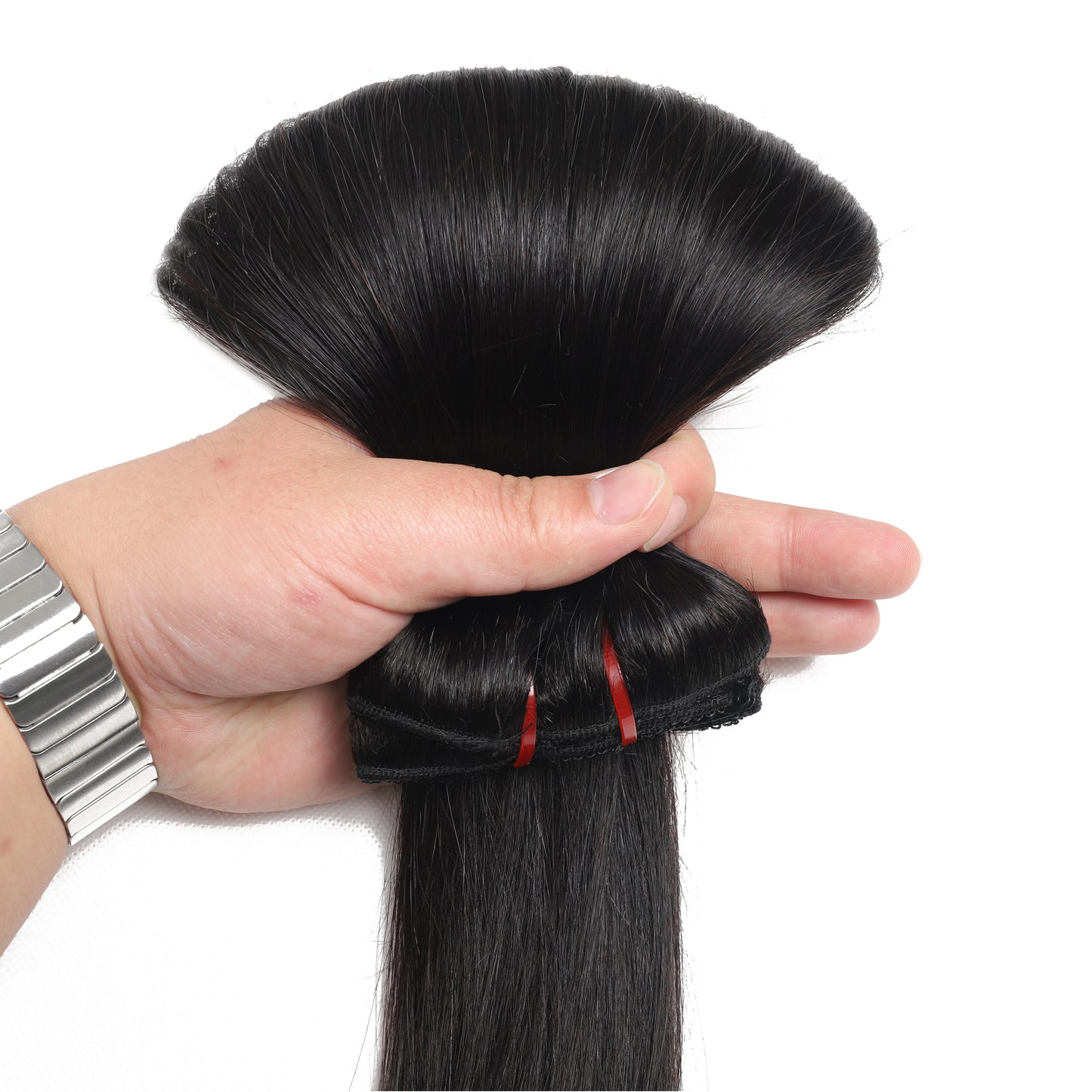 Clip in Hair Extensions Real Human Hair For Women