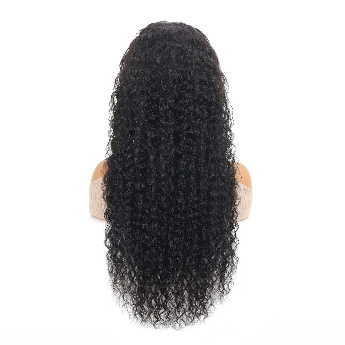 Water Wave Natural Color 13x4 Human Hair Lace Wig for Women