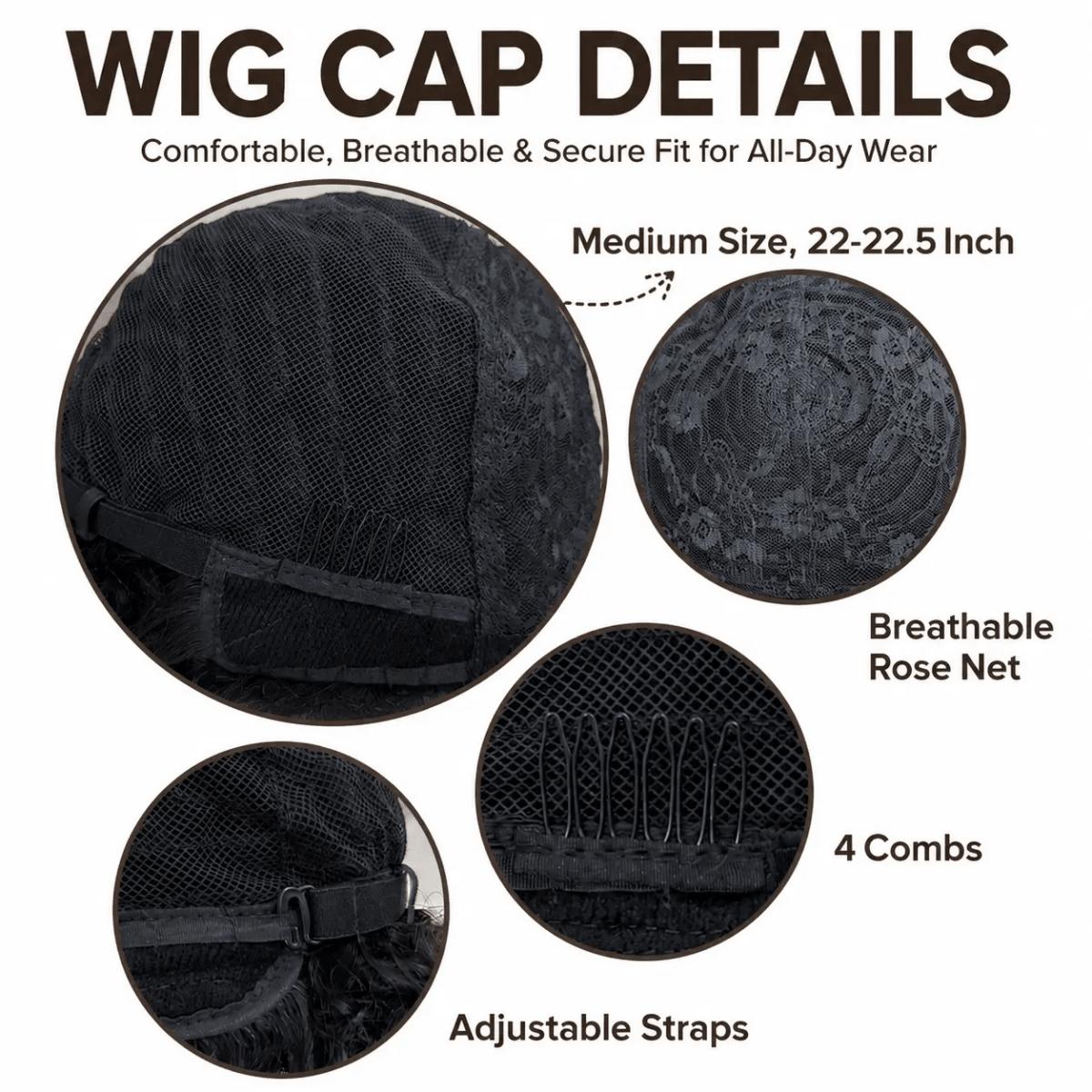 Glueless Wigs Human Hair Short Afro Kinky Curly Wigs For Women Human Hair - Short Wig