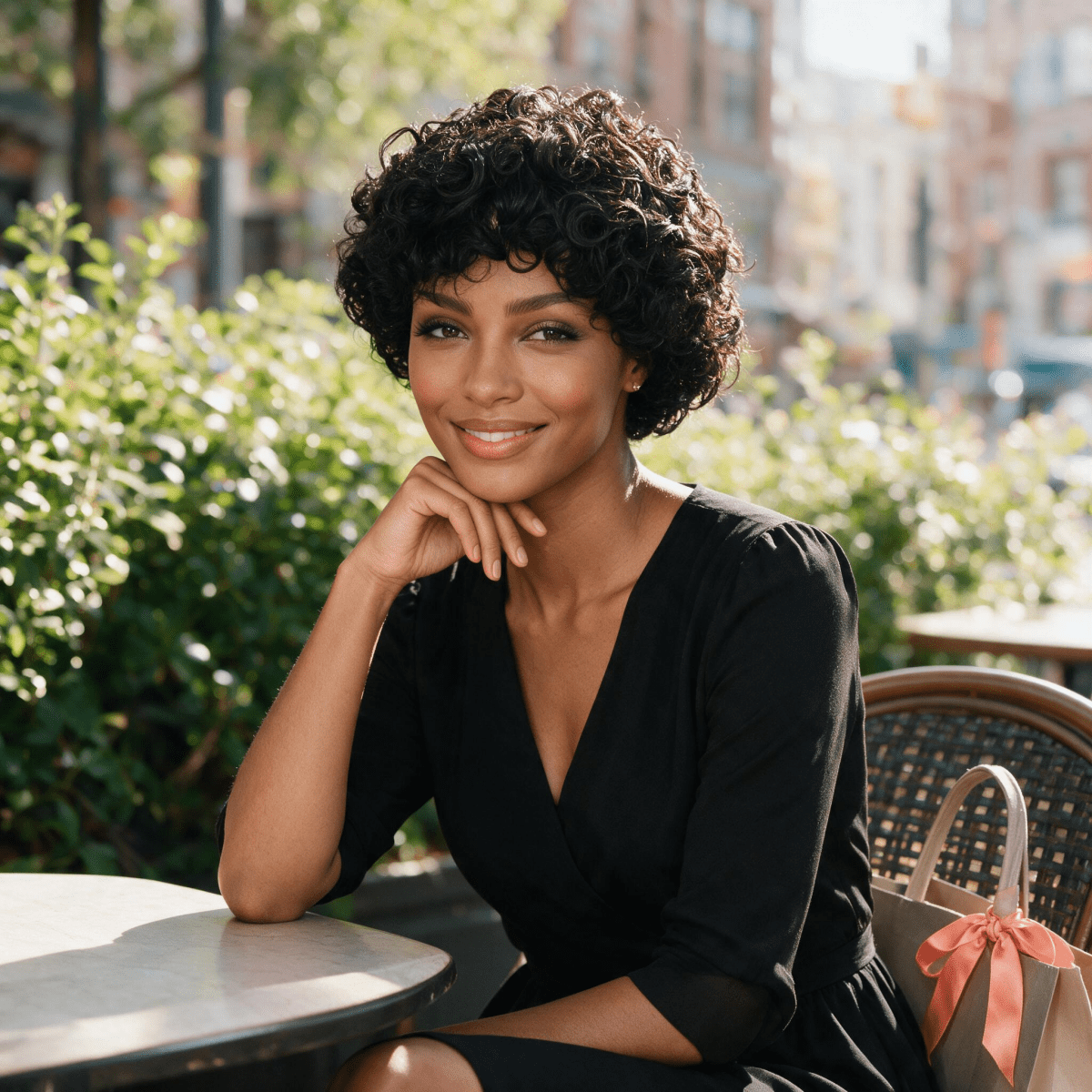 Short Pixie Curly Human Hair Wig for Women - Short Wig